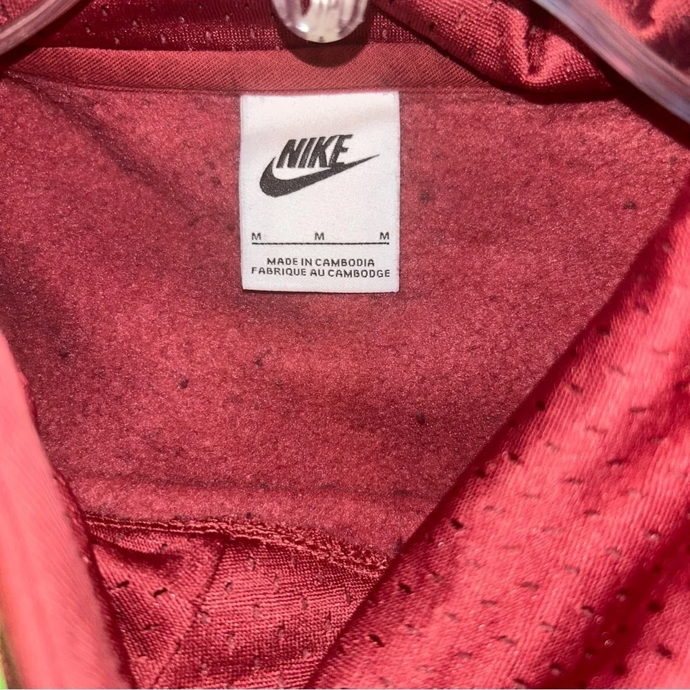 Men Nike Air ‘Get Over Your Fear of Heights’ Hoodie Large L Burgundy hoody
